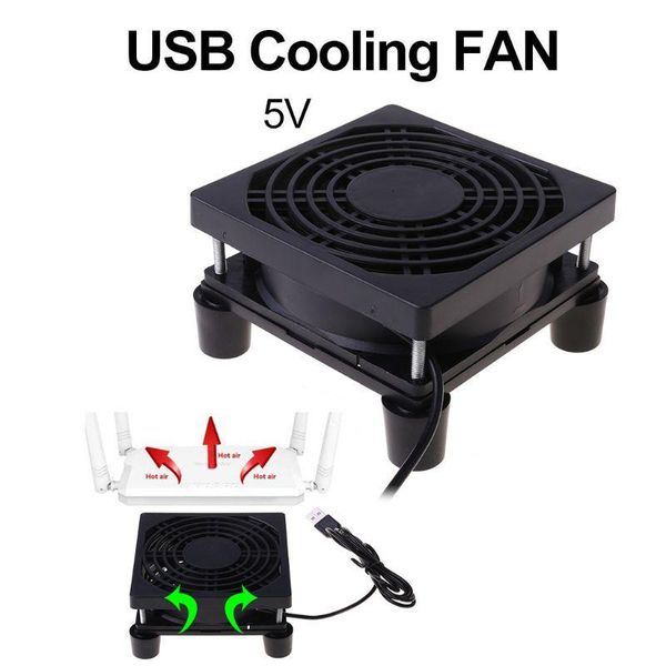 

9cm/12cm cooling fan dc 5v usb power supply quiet fan for router tv set-box radiator cooler diy repair parts