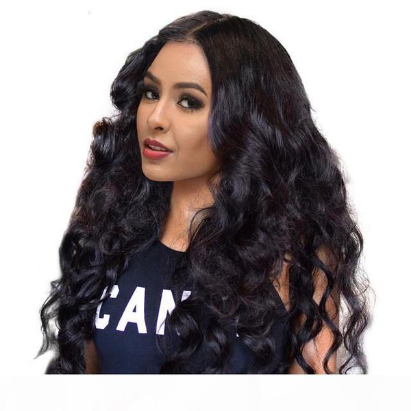 

130% density pre plucked 360 lace frontal wigs 10"-24" water wave brazilian lace front human hair wigs with baby hair, Black;brown