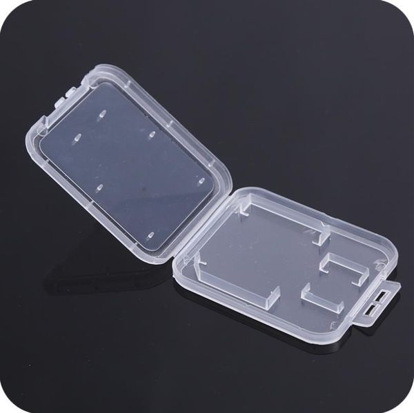 

case transparent clear standard sdhc memory holder carry storage box for sd tf card sn1218