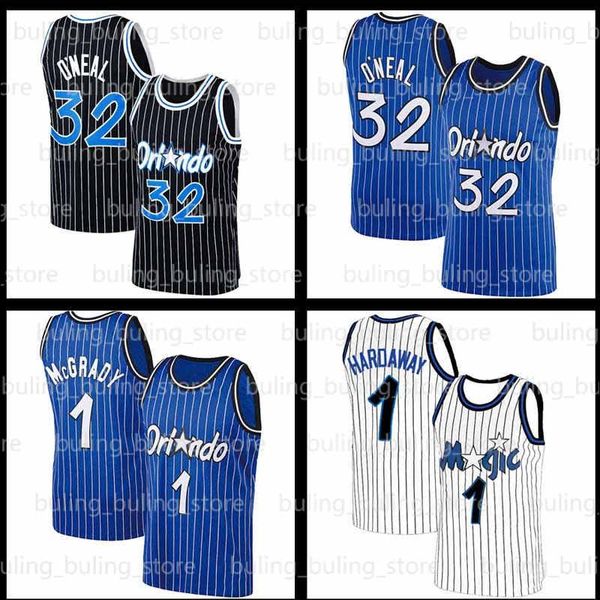 

shaquille 32 oneal jersey penny 1 hardaway tracy jonathan magic mcgrady isaac orlando ncaa memphis state tigers college basketball jerseys, Black;blue