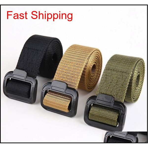 

wholesale 5-11 alloy buckle tdu us army tactical belt duty belt quick release combat training nylon belt gpucw, Black;green