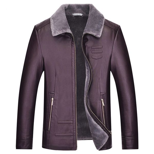 

2021 new men's high-quality winter thicken leather jackets of plutonium jacket man-jacket chaquettes hombre wxf576 vopx, Black;brown