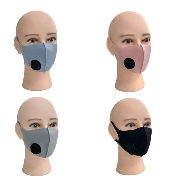 

star face with breathing valve in stockfashion mask outdoor activities dust cycling protective washable reusable masks