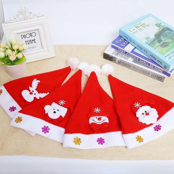 

christmas santa claus hat red cap novelty classic hat for party decoration1