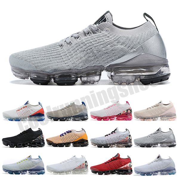 

2021 new fashion fly 3.0 mens women running shoes triple black white blue knit 3.0 kids designers sneakers sports jogging shoes, White;red