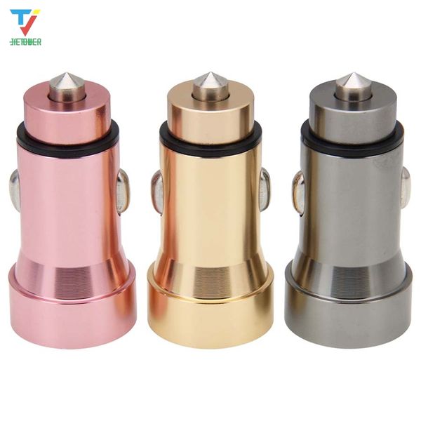 

dual usb car charger with led light universal phone car-charger for samsung s10 plus xiaomi iphone 11 xs x 8 7 6 tablet 100pcs