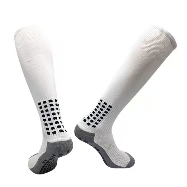 

wholesale breathable anti slip long tube football socks8412, Black
