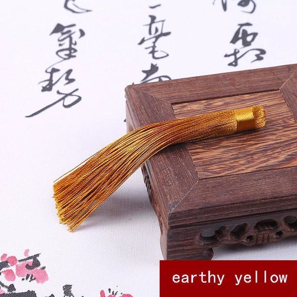 

10pcs 12cm vertical silk tassel fringe sewing bang tassel trim key tassels for diy pendant embellish curtain accessories parts h jllmnu