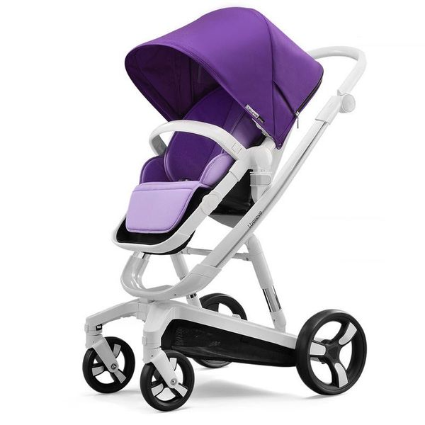 

fashion super high landscape two-way sitting and lying baby stroller smart brake baby stroller mom strollers
