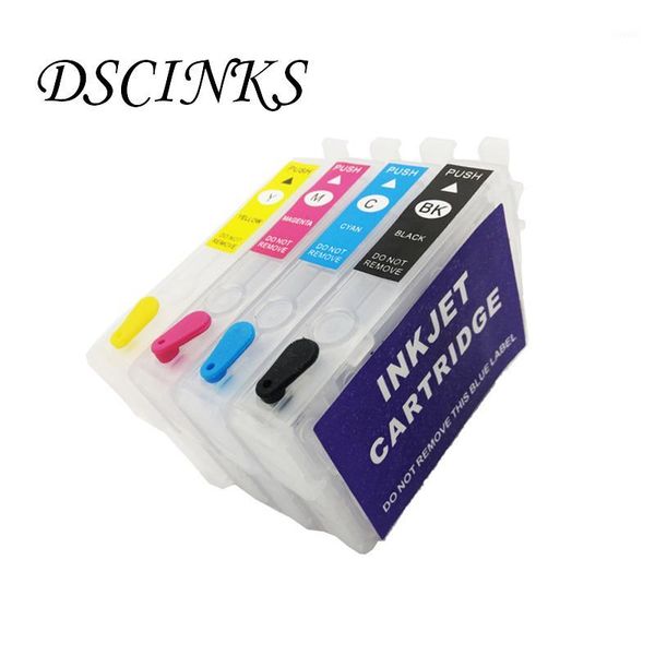 

4colors refillable ink cartridge t1801 t1811 for expression home xp-30 xp-102 xp-202 xp-205 xp-302 xp-305 xp-402 printer1 cartridges