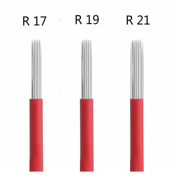 

100pcs permanent makeup eyebrow tattoo 19 pins microblading needle 3d eyebrow embroidery 19 fog round ne jlllpc