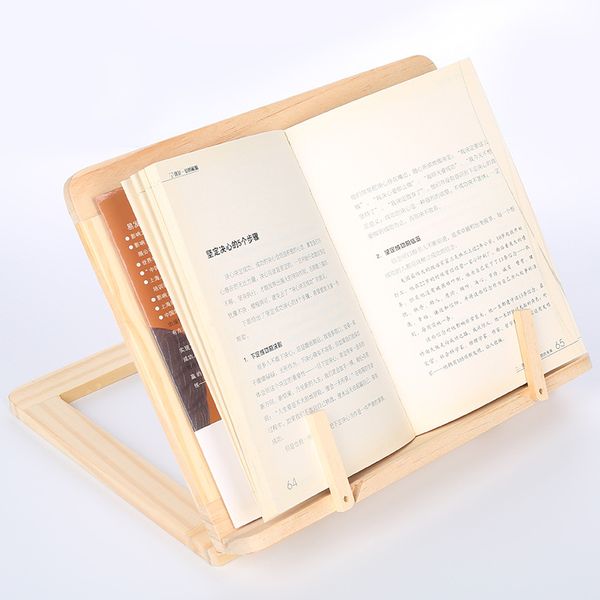 

wood book stand holder adjustable portable wooden bookstands laptablet study cook recipe books stands desk drawer organizers vtky2220
