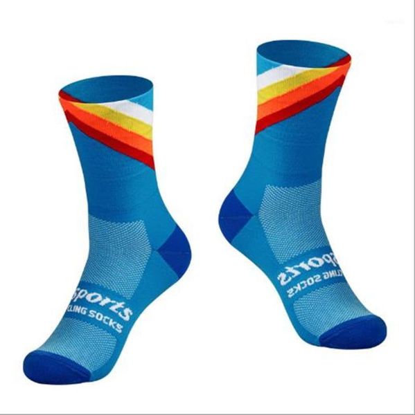 

professional brand sport socks breathable bicycle sock outdoor racing socks1, Black