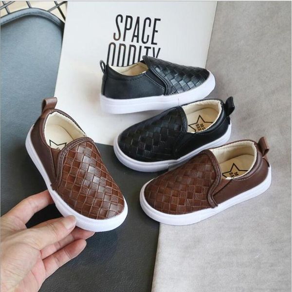 

athletic & outdoor flower children baby toddler little boys white leather shoes for kids school party and wedding autum 1 2- 7 years, Black