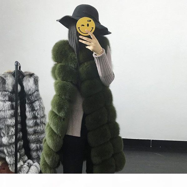 

faux fur coat autumn winter women 2019 fashion casual warm slim sleeveless long faux fur jacket women vest plus size, Black