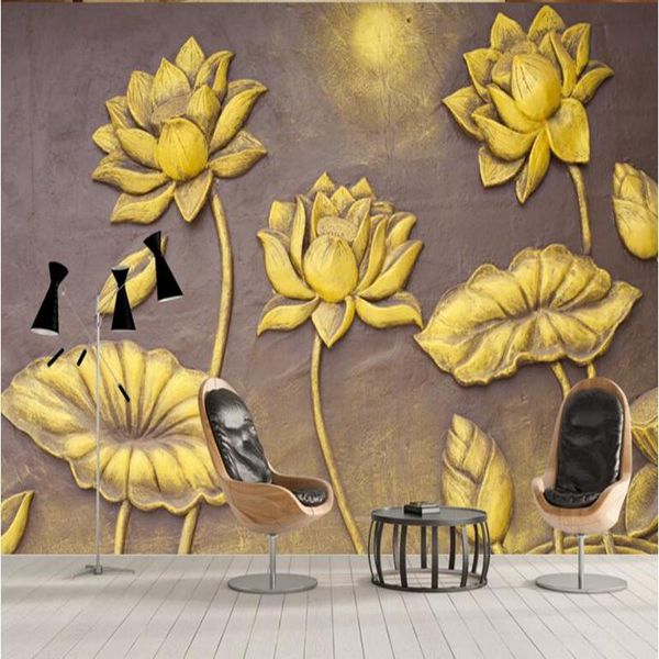

deskwallpaper hd golden lotus contemporary wall decor luxury wallpaper for walls small living room furniture boys room decor