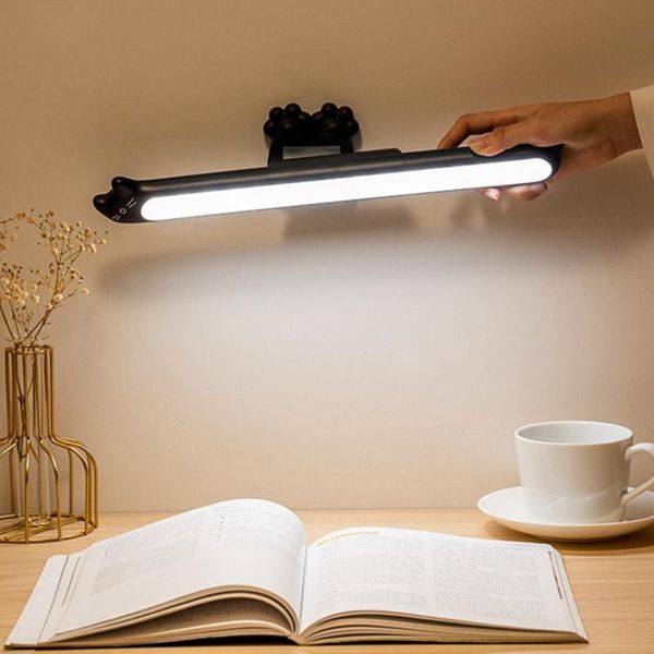 

wall lamp led hanging magnetic chargeable dimming night lights eye-protect desk reading light book