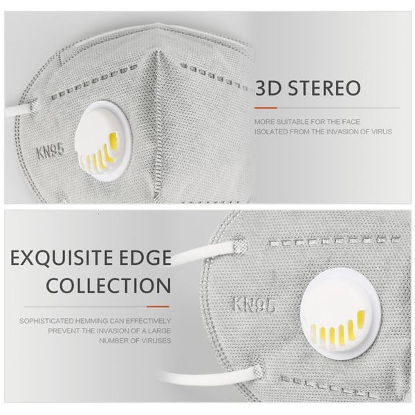 

face valve masks breathing reusable with dustproof facial respirator protective mask for adults individua