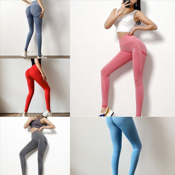 

067s hip slim pants yoga pant leggings stitching contrast color sports yoga
