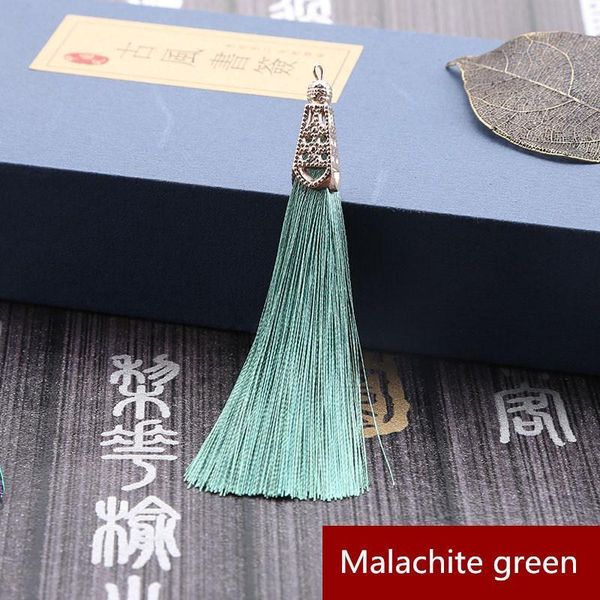 

2pc mini metal pagoda tassel jewelry curtain garments decorative accessories diy key cell phone bag fringe trim tassels pendant h sqcjqv