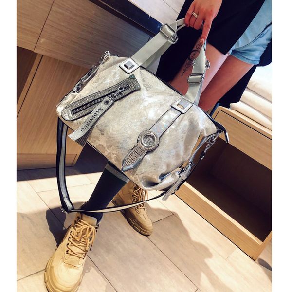 

sac a main luxury rhinestone designer handbags brand 2020 fashion diamond handle crossbody bags for women rivet shoulder bag c0121