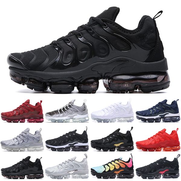 

2020 new tn plus midnight navy lemon lime silver usa mens women shoes sports sneakers mens trainers size 36-45