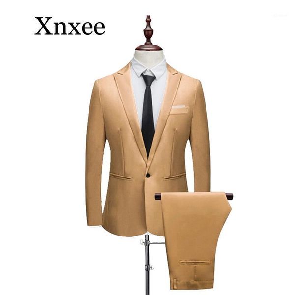 

new male spring and autumn thin section pure color groom tuxedos wedding suits (jacket+ pant) casual slim fit 2 pieces1, White;black