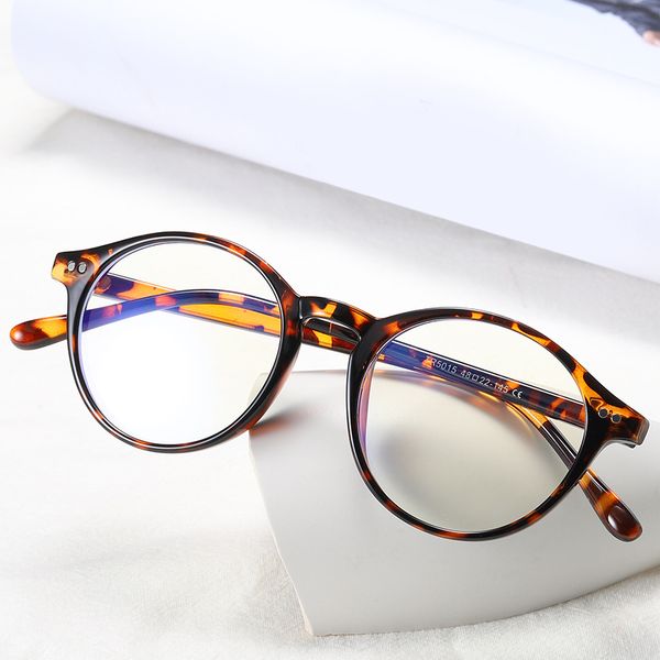 

5015 womens eyeglasses anti-blue lens men glasses women glasses fashion style protects eyes glasses frame clear lens myopia framework, Silver