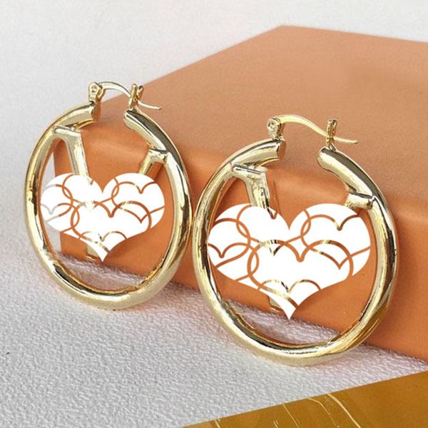 

fashion gold silver hoop earrings round eardrop drop earring lovers gift engagement jewelryfor lady women party wedding, Golden;silver