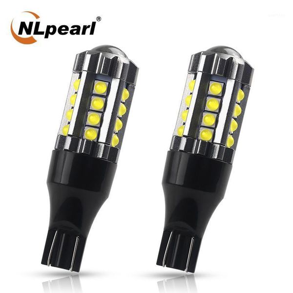 

nlpearl 2x signal lamp t15 w16w wy16w led canbus car brake light 23smd 3030 chip w16w led 921 912 auto reverse backup lights 12v1