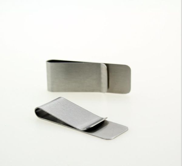 

stainless steel wallet creative money clip credit card money holder mens gift 2021, Black