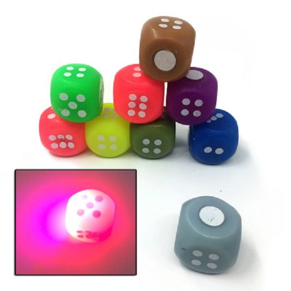 

tpr soft material luminous dice flashing elastic dice bar party new strange toy