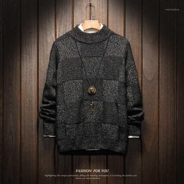 

men sweaters winter clothes 2020 plus size asian -4xl 5xl 6xl japan style casual standard designer pullovers1, White;black