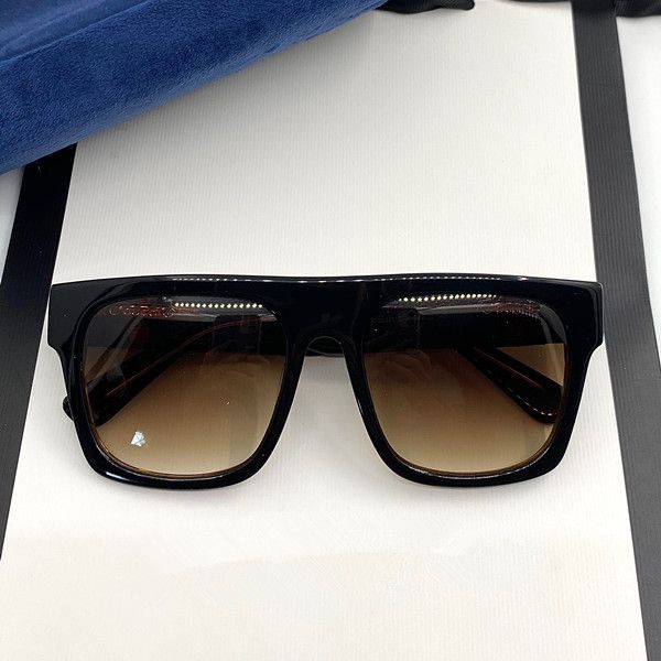 

5348 fashion men and women sunglasses square all season retro style plate full frame uv protective eyeglasses box, White;black