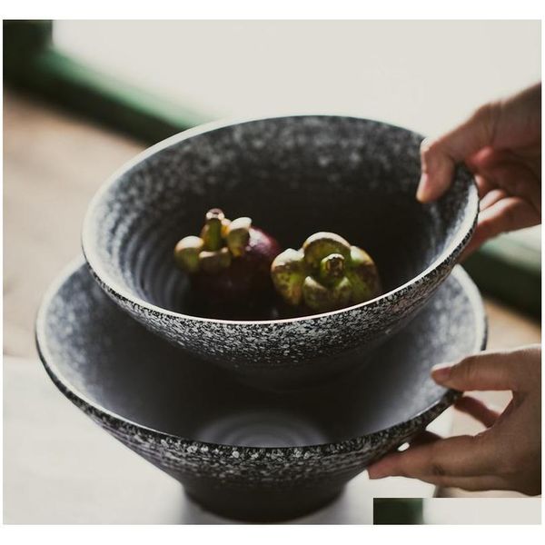 

antowall japanese-style ceramic ramen soup bowl cuisine tableware bowl household restaurant flavored 8inch instan jlldci loveshop01