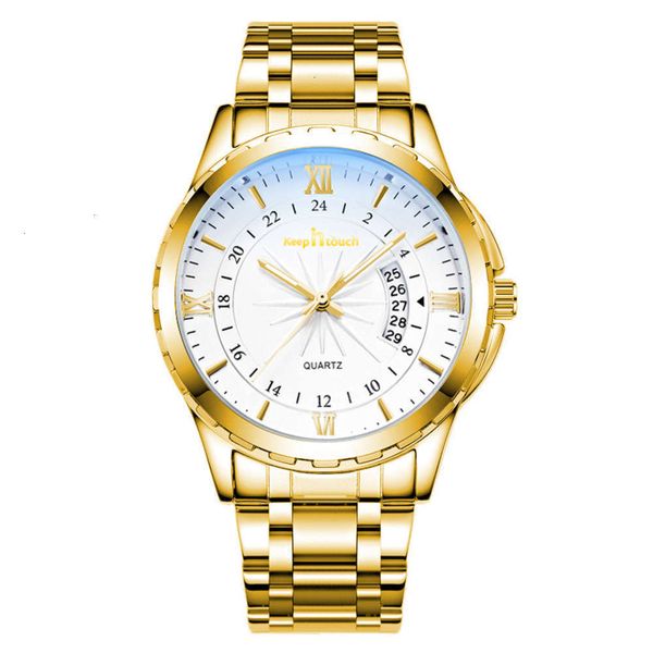 

non waterproof business high end intel watch mechanical men's steel band wrist 2021, Slivery;brown