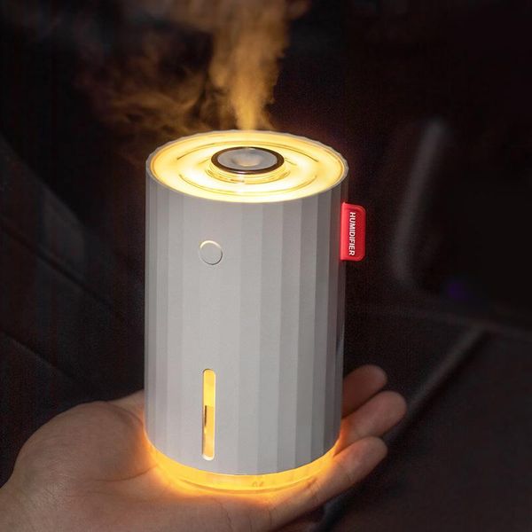 

humidifiers air humidifier mini usb diffuser 280ml ultrasonic electric humidificador for home mist maker led night lamp