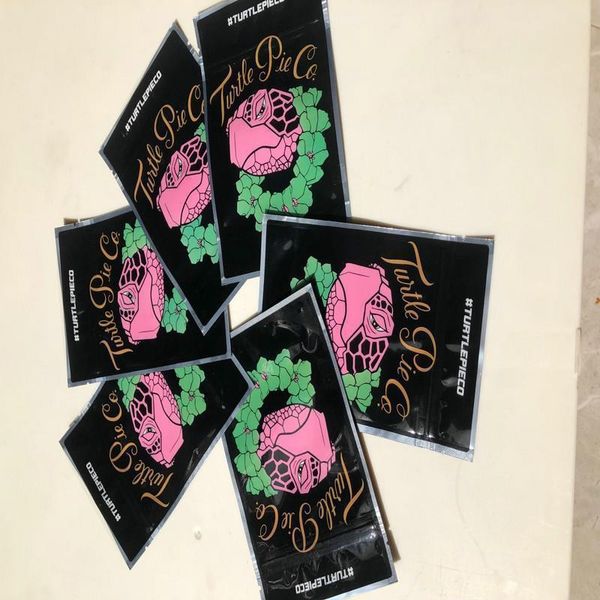 

сумки turtle pie resealable zipper хранения пустой мешок местные edibles упаковка майлара мешки bbytsh sport77777