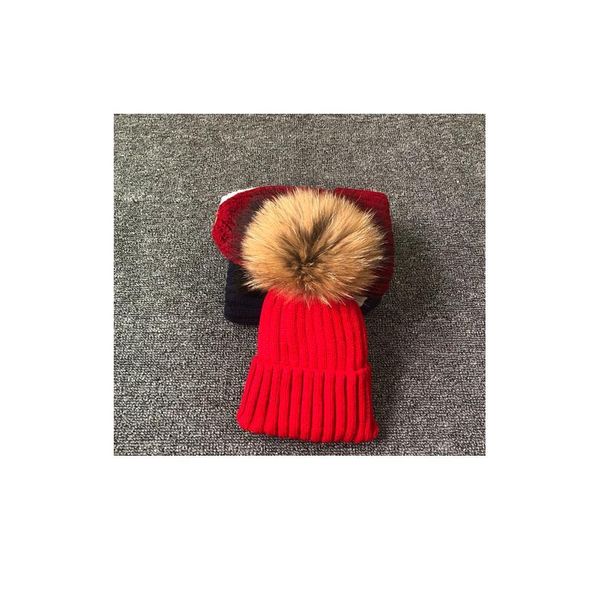 

winter brand female fur pom poms hat winter hat for women girl 's hat knitted beanies cap thick women skullies jllaar