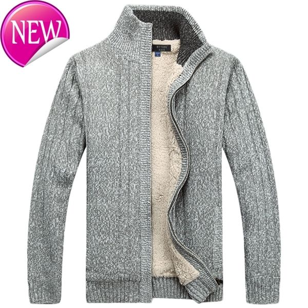 

long men's sleeve informal hair, thick sweaters, overcoats, winter coats q1113, White;black
