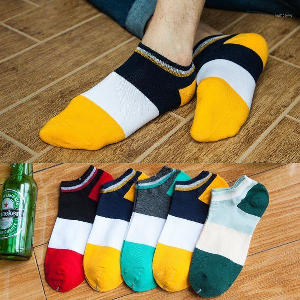 

peonfly 17 type 5 pairs/lot cotton man invisible boat spring and summer thin section leisure time motion ventilation socks male1, Black