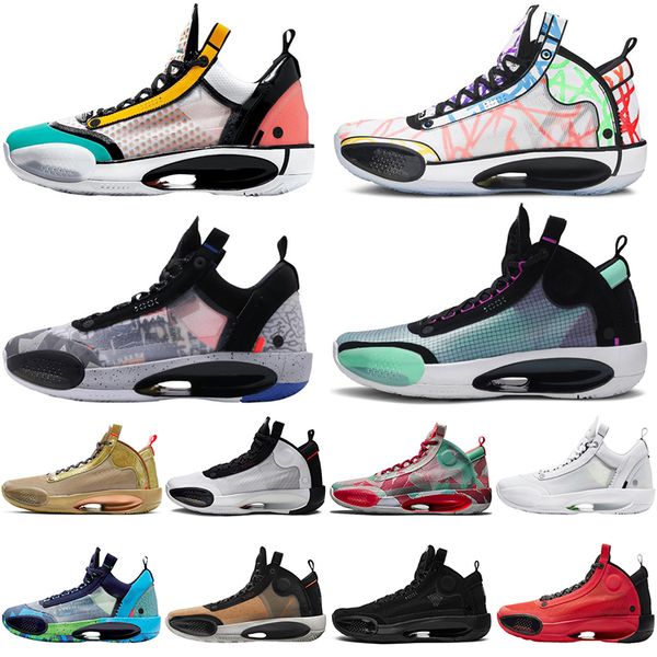 

2021 горячие баскетбольные туфли 34s для мужского jumpman xxxiv 34 eclipse blue void chicago высокое качество мужской тренер спортивные спор