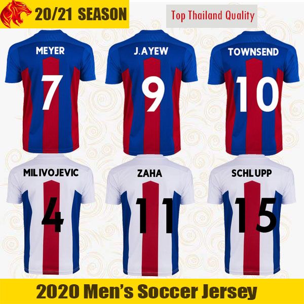

20 21 j.ayew футбол джетки townsend 2020 2021 milivojevic zaha футбольные рубашки мейер маккарти шлюпп джерси, Black;yellow