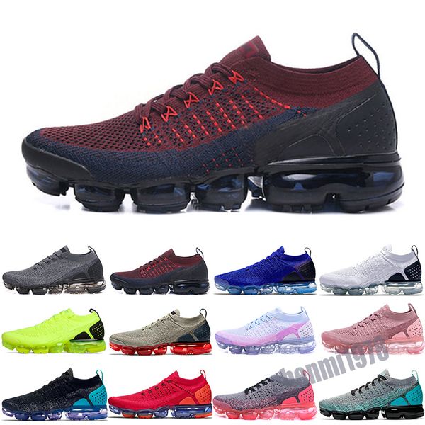 

wholesale 2018 knit 2.0 fly 1.0 athletic shoes men women bhm red orbit metallic gold triple black shoes sneakers trainers 36-45 c19