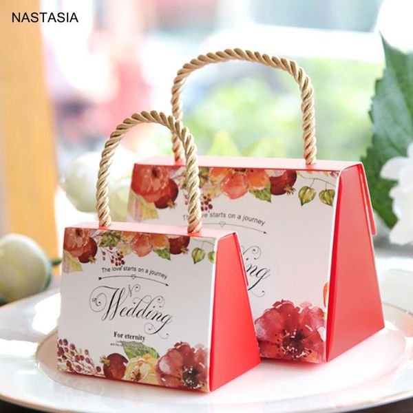 

gift wrap 10pcs/lot wedding bag creative european hand candy companion box carton.