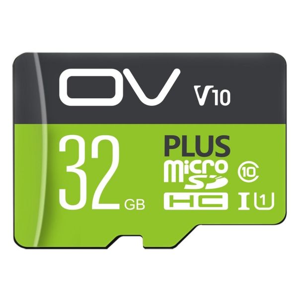 

ov 32gb v10 plus black-green high speed class 10 tf memory card