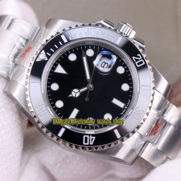 

black 904l ewf 2020 blue hairspring 41mm watches eternity a3235 bezel strap ceramics steel black automatic 126610 mens watch sport dial rbhb, Slivery;brown