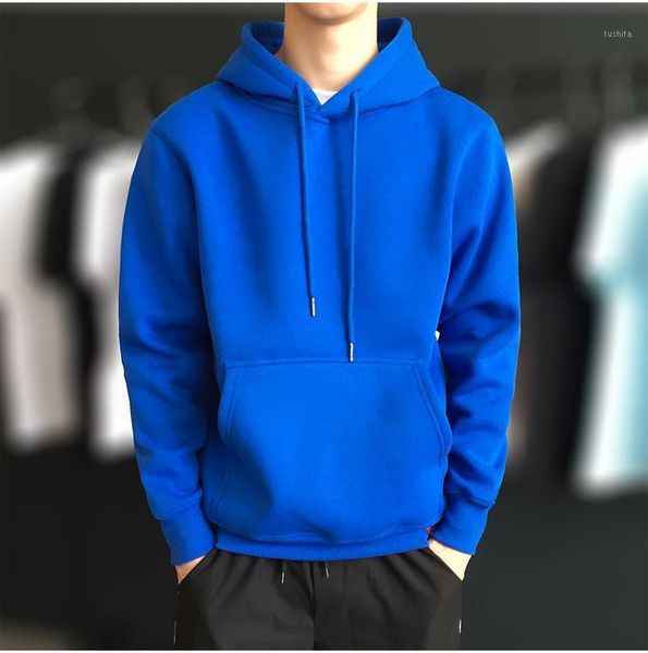 

autumn winter brand sweatshirts men brand printing fashion mens hoodies thickened men's hoodie loose1, Black