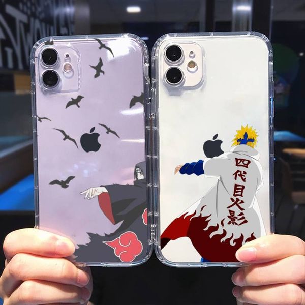 

animated naruto uchiha itachi kakashi sasuke's transparent smartphone case is the largt for vip 5s 5c se 6 7 8 11 12 plus mini x pro
