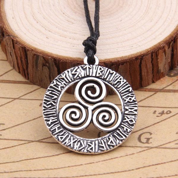 

pendant necklaces viking rune amulet men necklace scandinavian, Silver